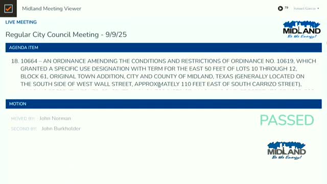 Midland City Council Approves Zoning Changes for Alcohol Sales and Housing Developments