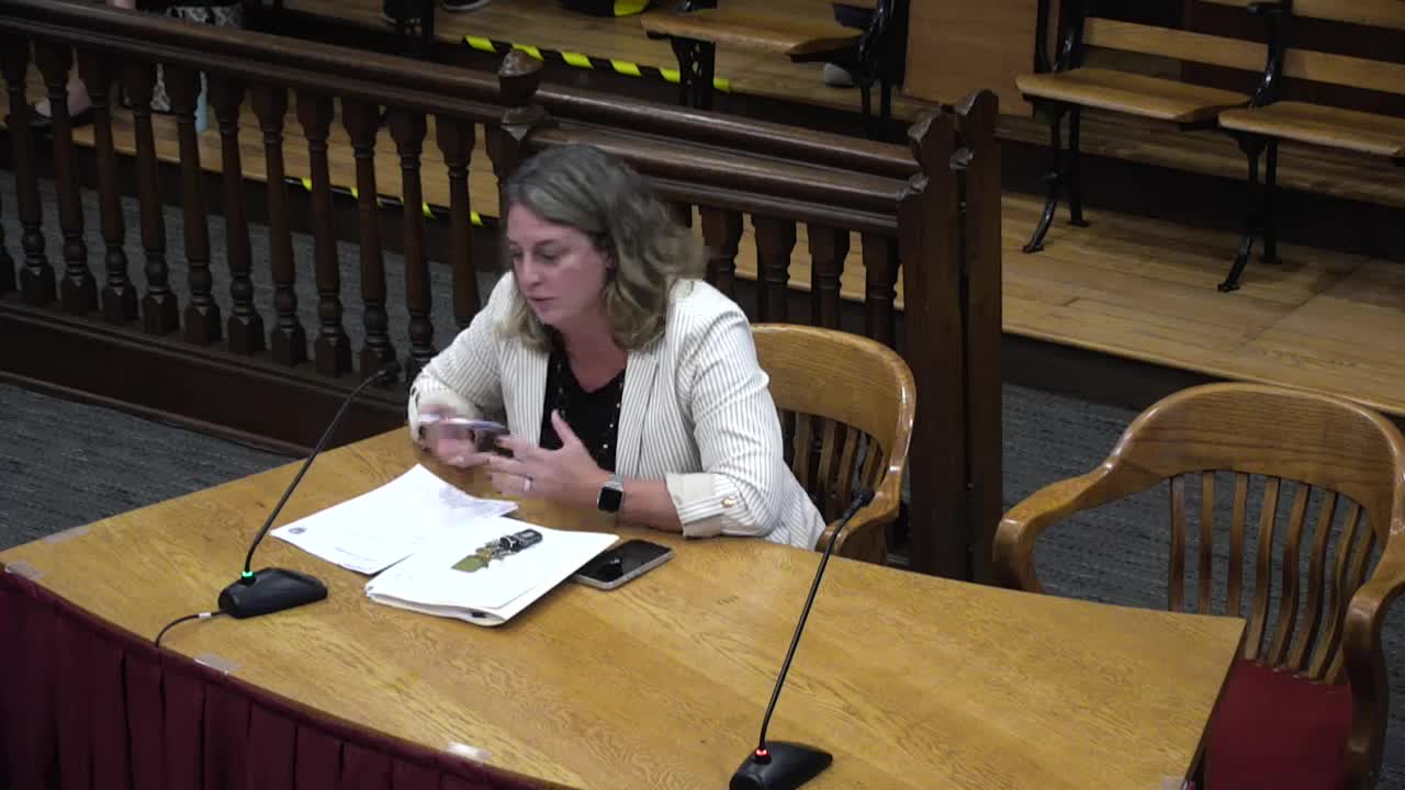 Council Reviews Rezone Proposal for Bank Development on Cedar Creek Grade