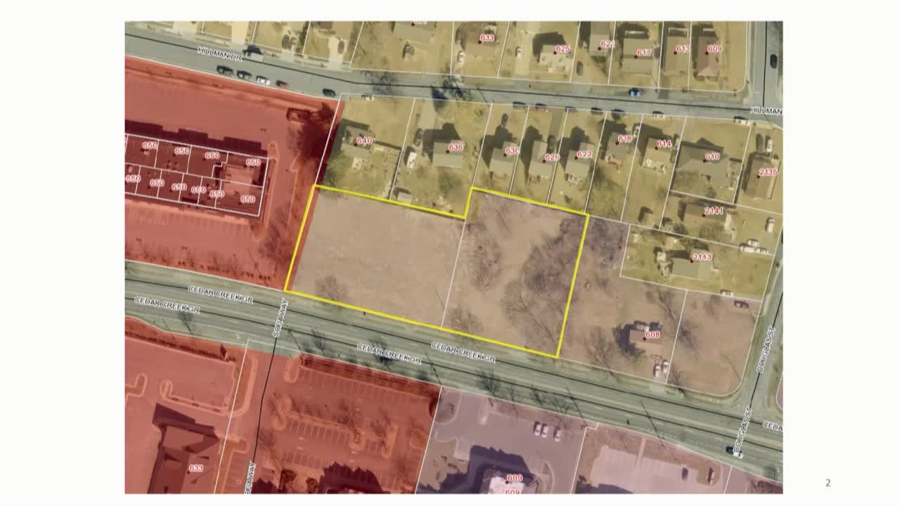 Council Reviews Hillman Drive Zoning for Future Development and Community Concerns