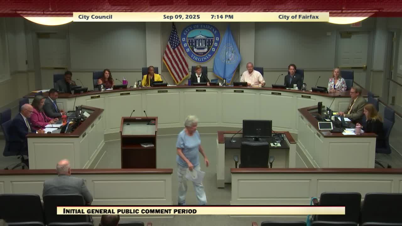 Fairfax City Council Approves Consent Agenda Including Opioid Settlement Participation