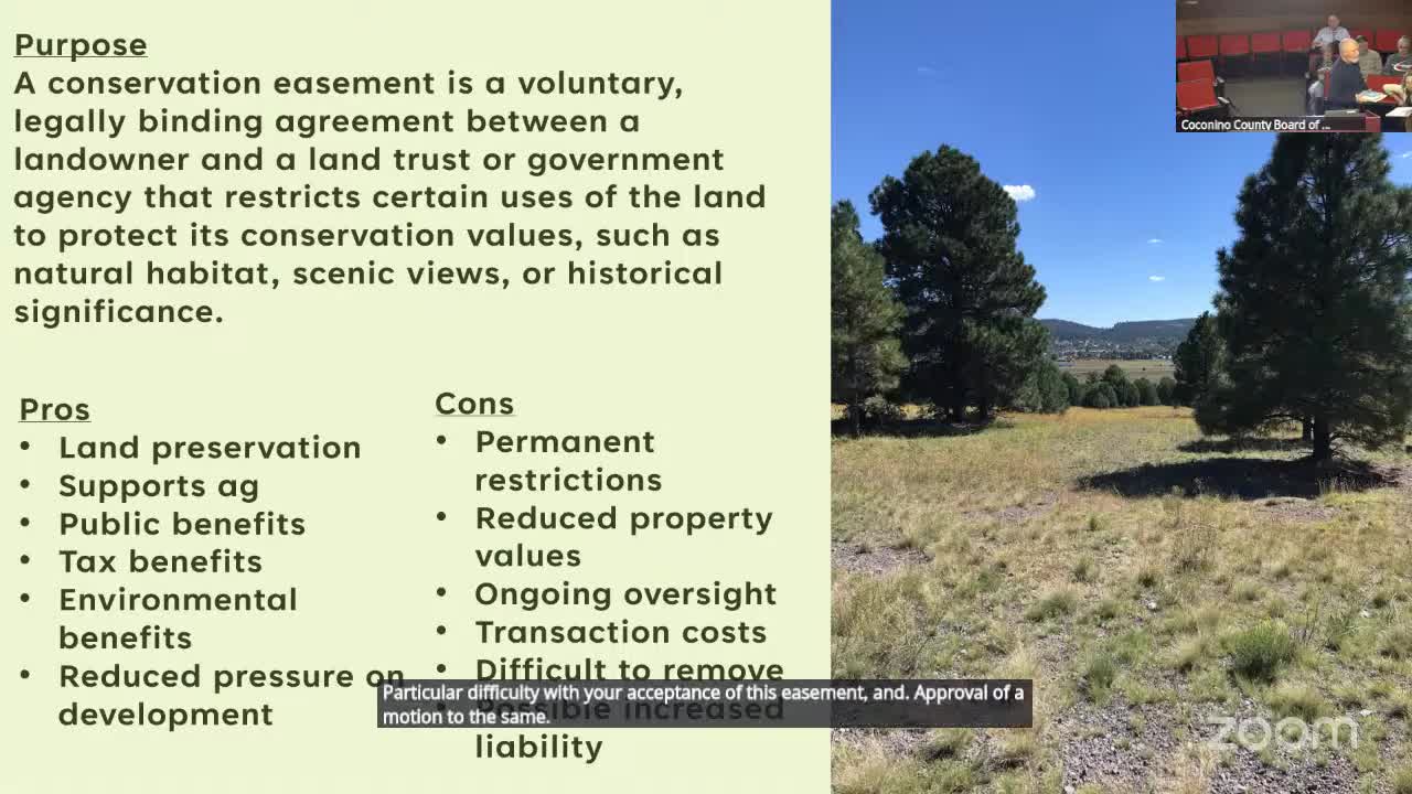 Coconino County Board Approves Fourth Conservation Easement with Museum of Northern Arizona