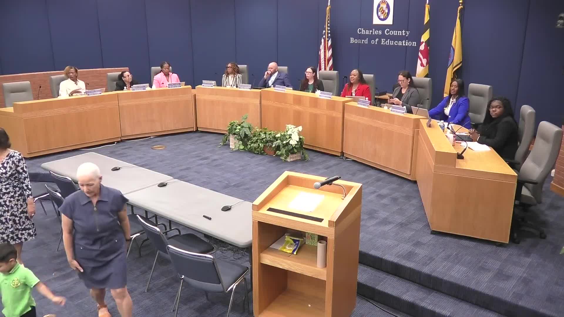 Charles County Board Members Honor Linda Warren for Dedication to Education