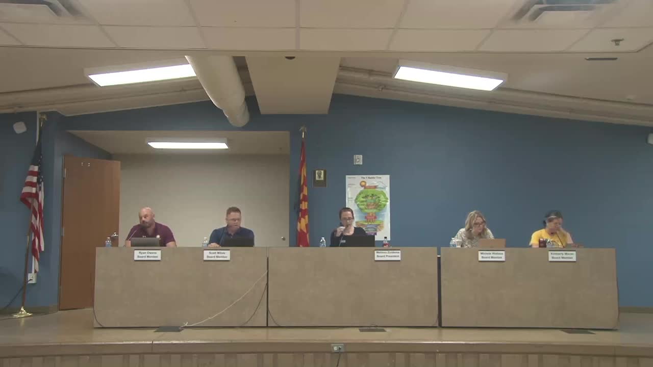 Board Votes to Approve Agenda Items Excluding Employee Quackenbush