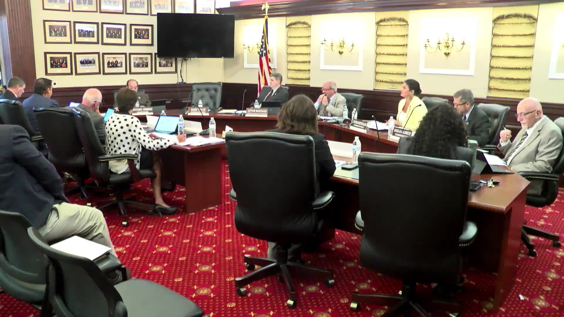 Resident complains county broadcast includes commercials that override meeting audio; county pledges to investigate