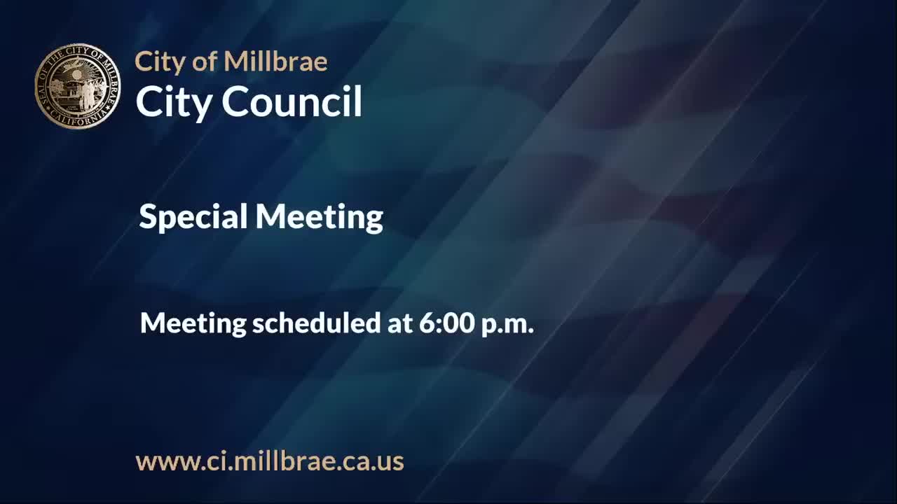 Millbrae City Council Meets for Closed Session on Litigation and Labor Negotiations