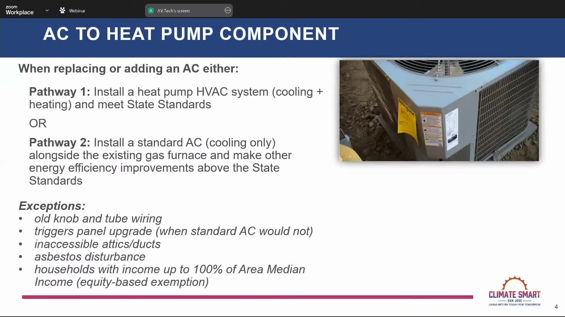 San Jose Council Endorses AC to Heat Pump Reach Code for Energy Efficiency