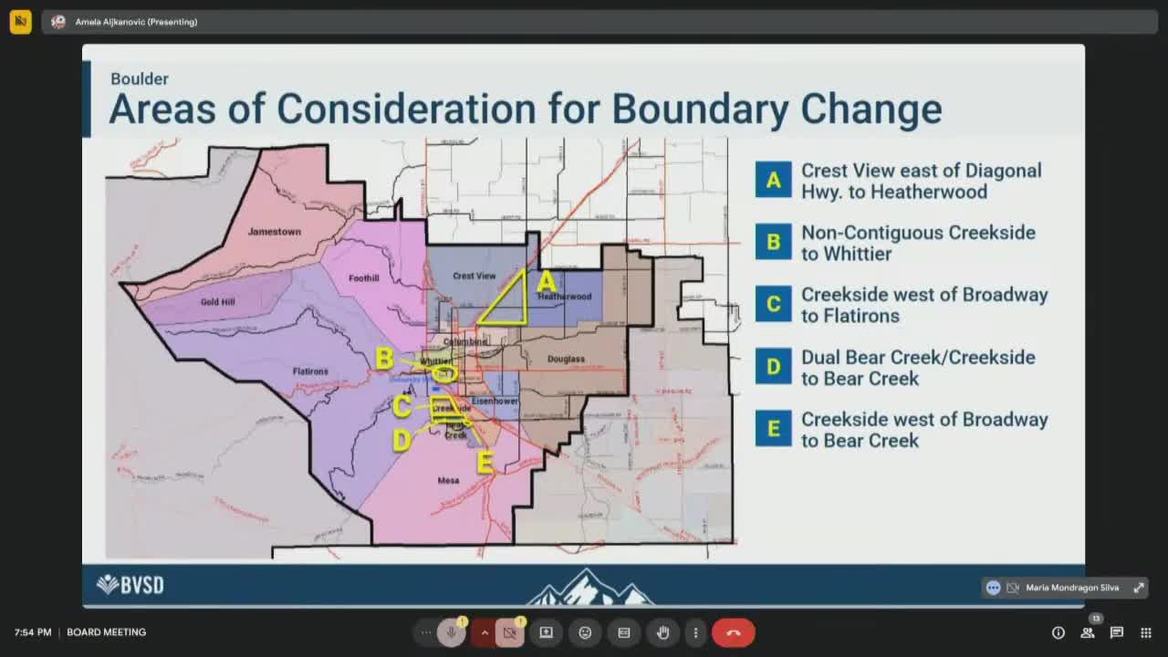 School Board Proposes Boundary Changes for Boulder Community Schools