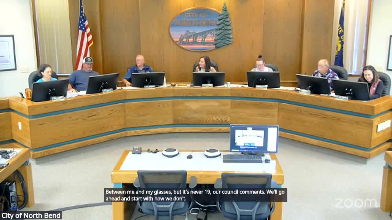 North Bend City Council Celebrates Community Support and Urges Traffic Safety Awareness