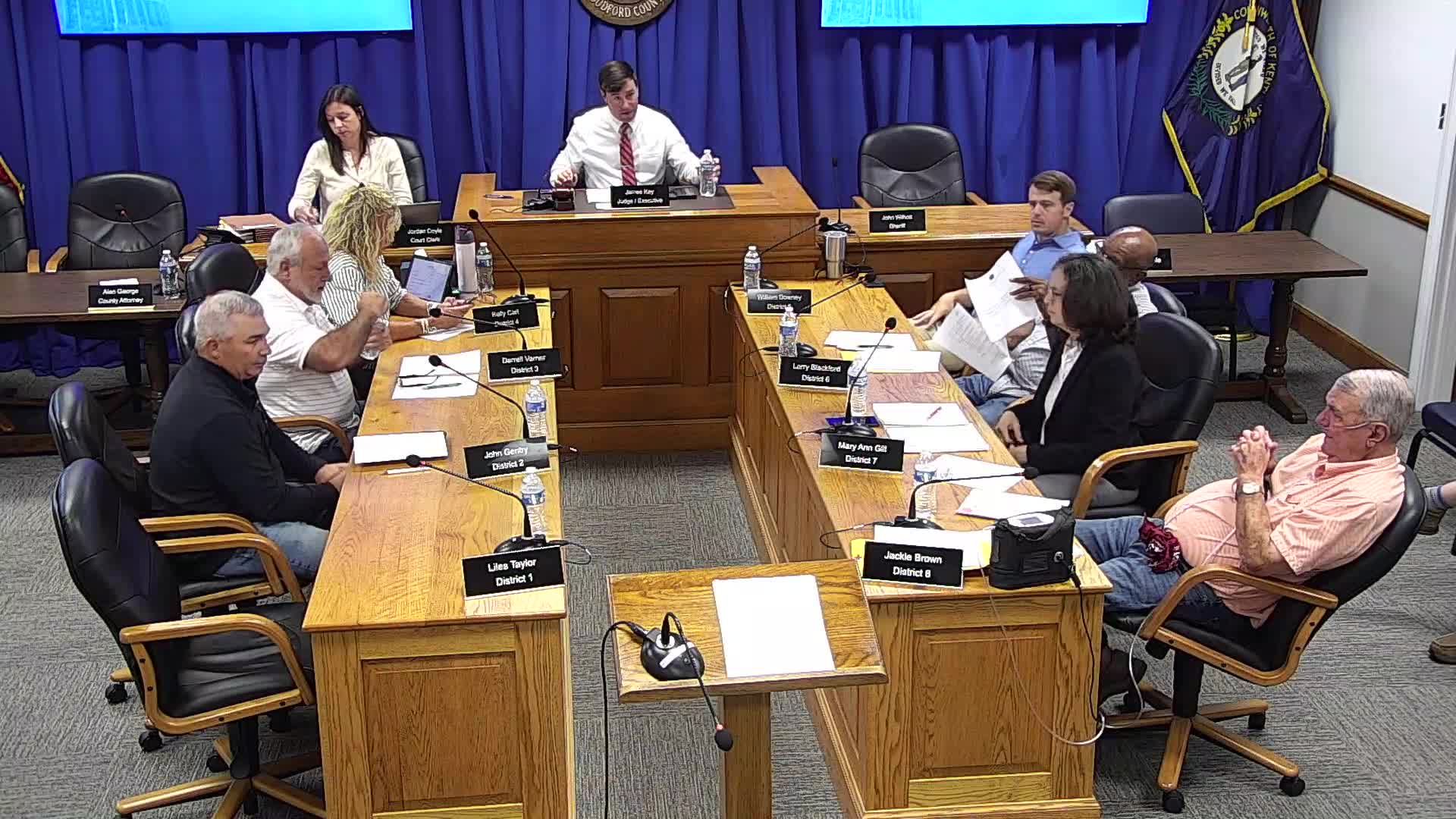 Woodford County Fiscal Court Holds Public Hearing on Amended LGA Fund Uses