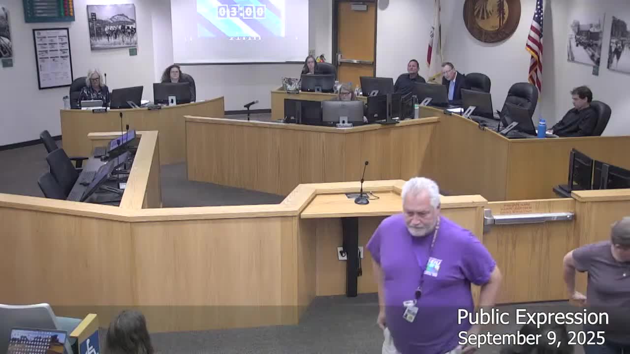 Speaker Expresses Concerns Over Water Source Destruction in Public Chamber