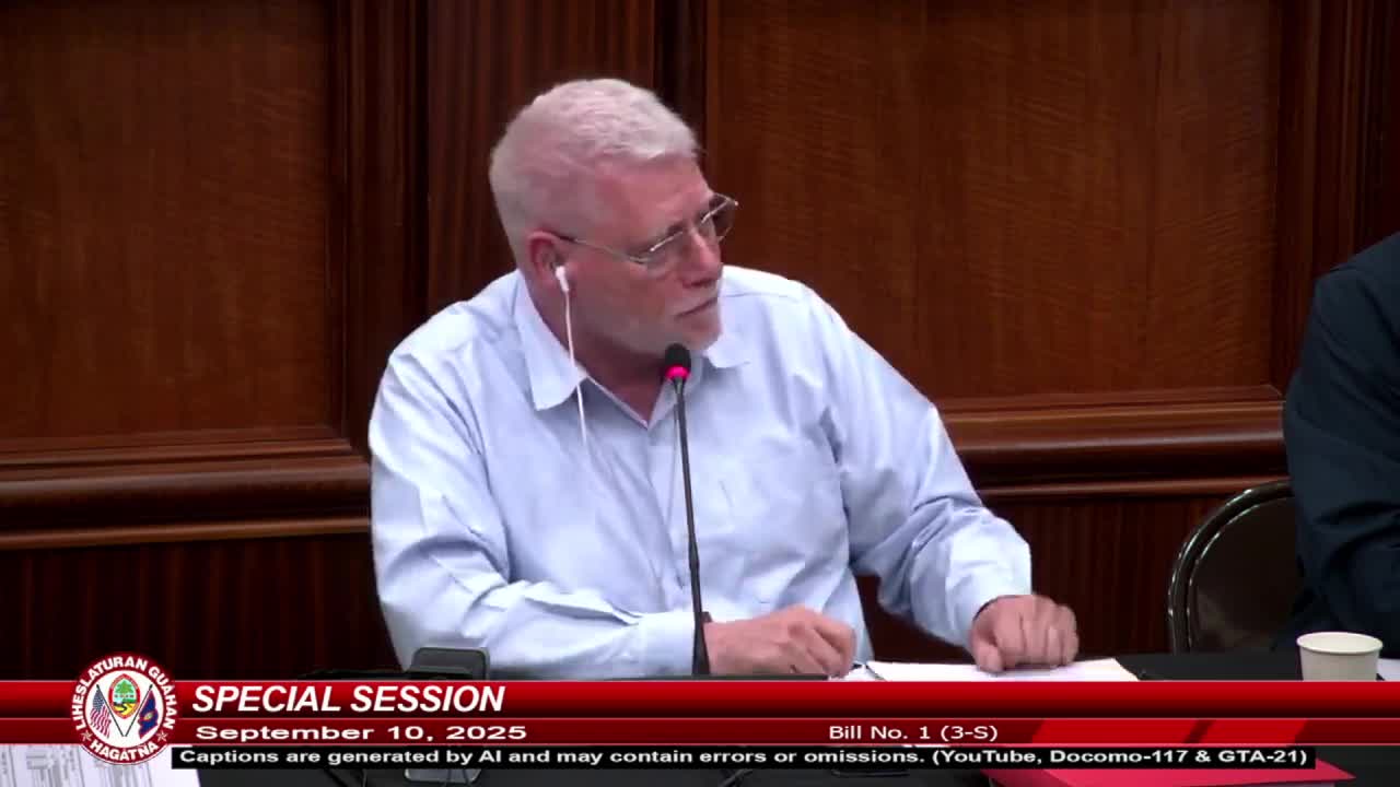 Guam Officials Discuss Funding Sources Amid Bill 44-38 Considerations