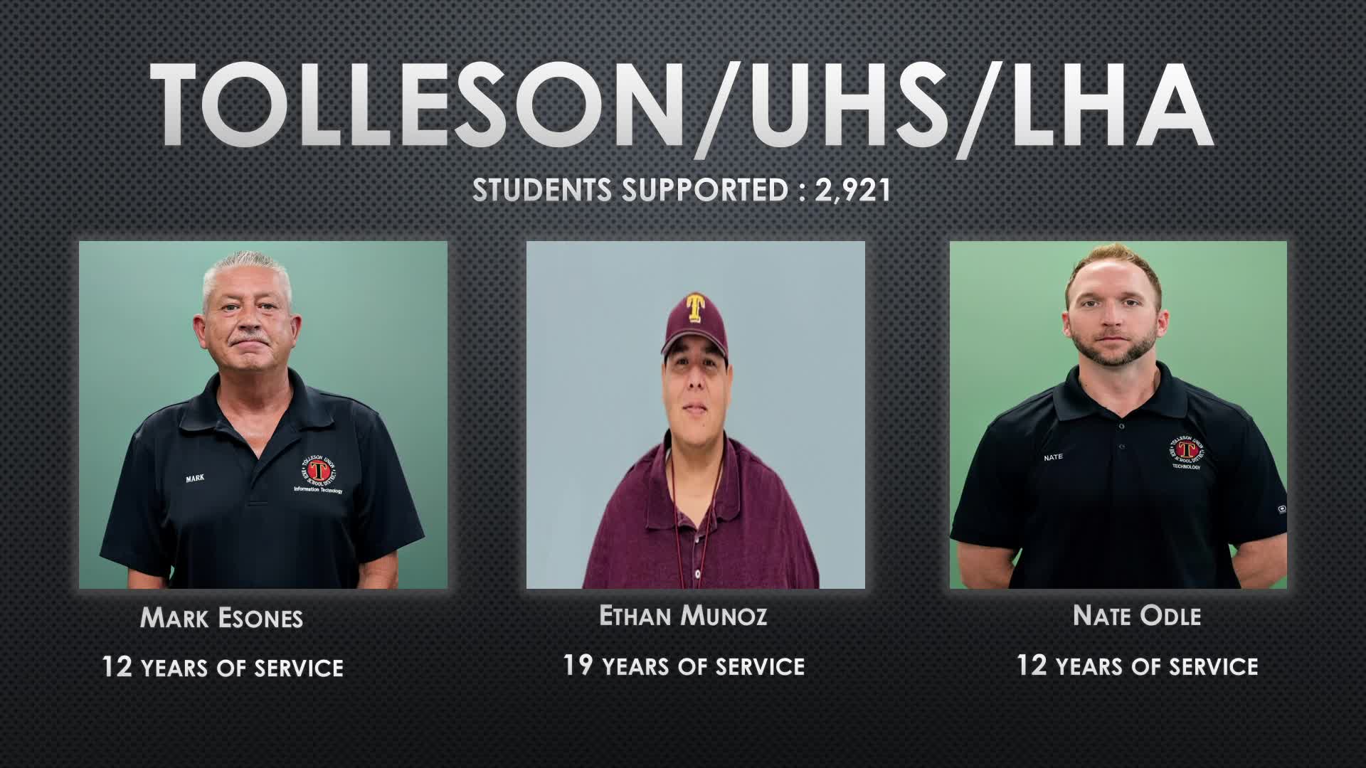 School District Honors Staff with 20 Years of Service at Technology Recognition Event