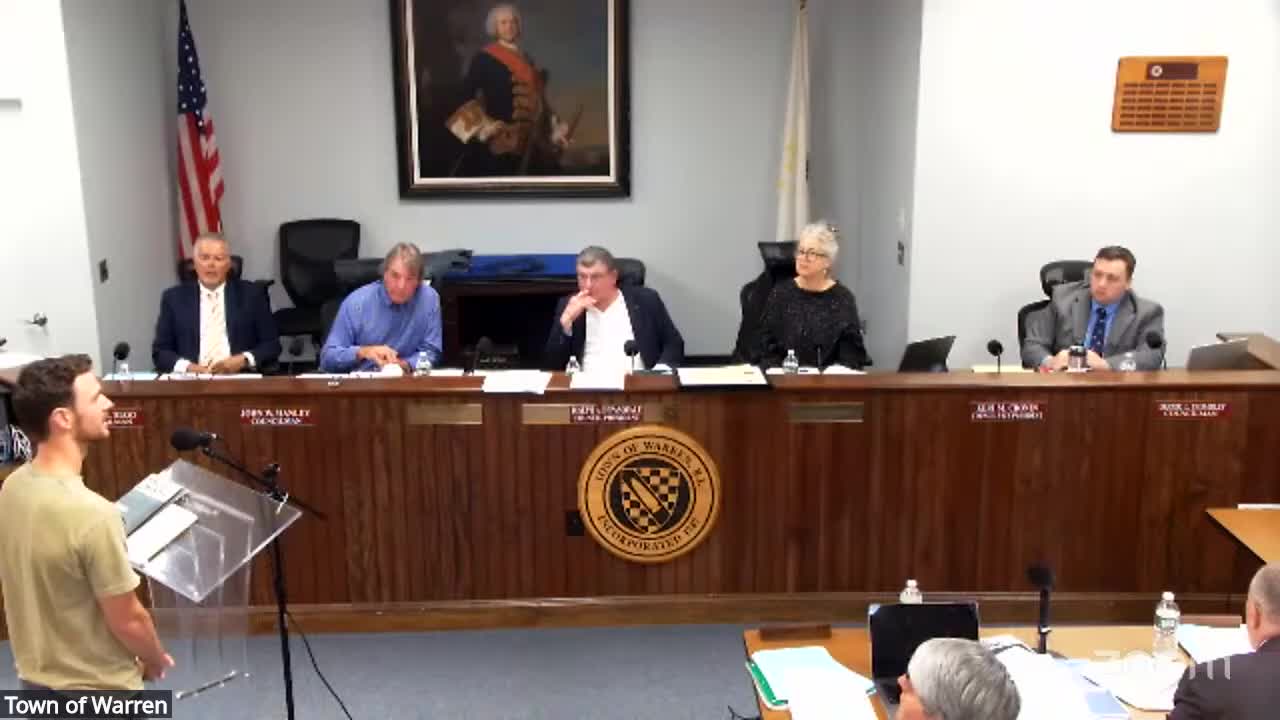 Warren Town Council Considers Dog Daycare Ordinance Change for Manufacturing Zone