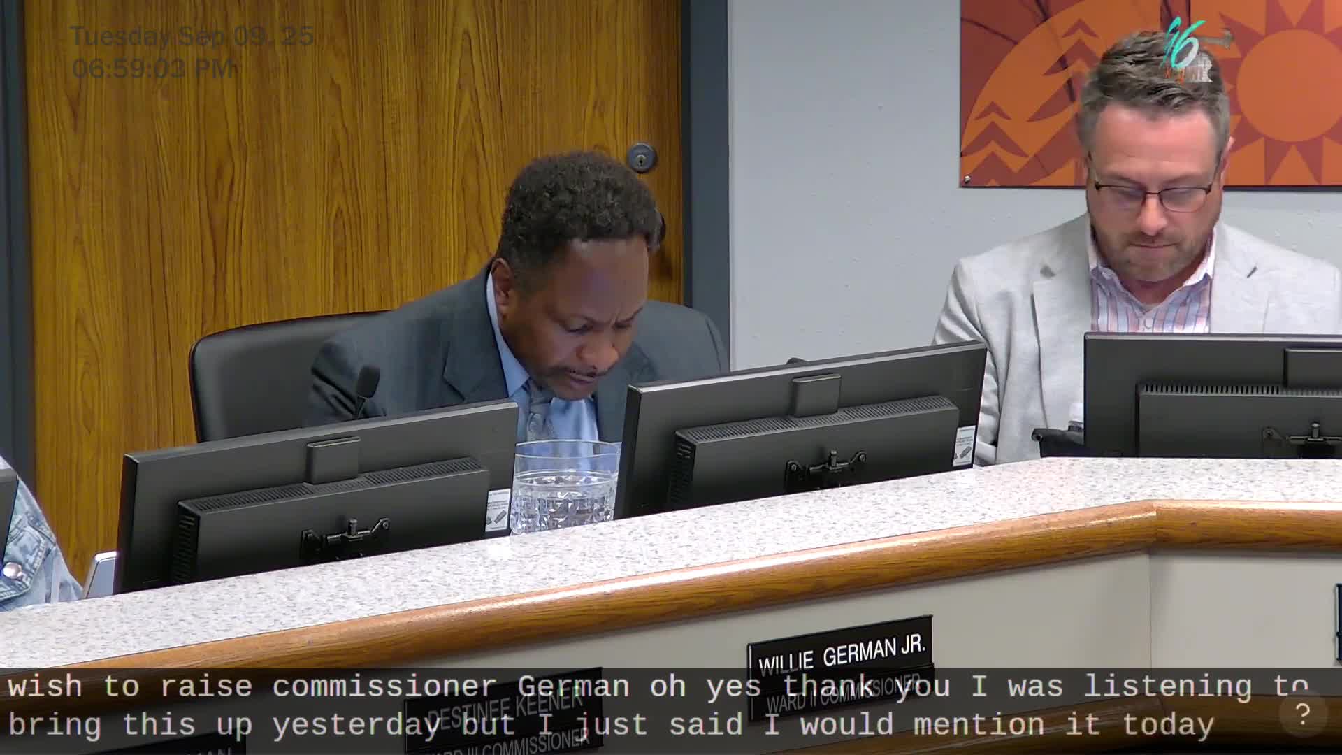 Commissioner German advocates for Moses Jones Expressway sign restoration and tribute