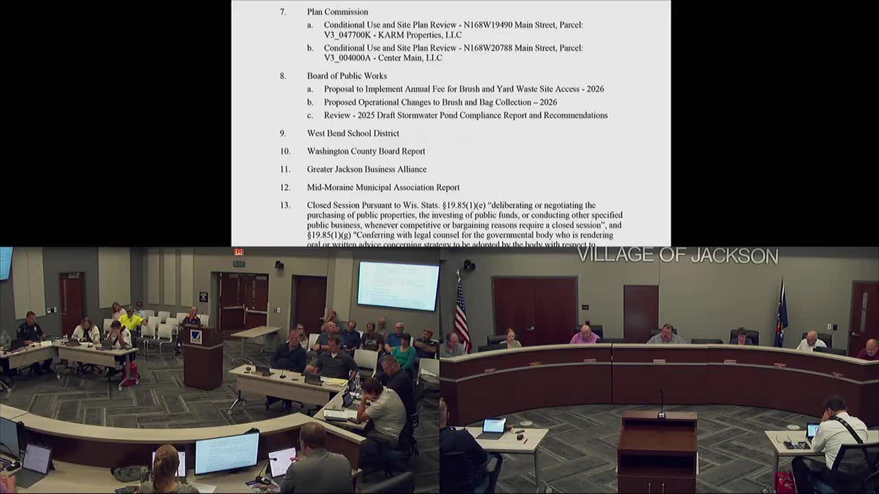 Village Board Approves Brush and Bag Collection Schedule Without Annual Access Fee