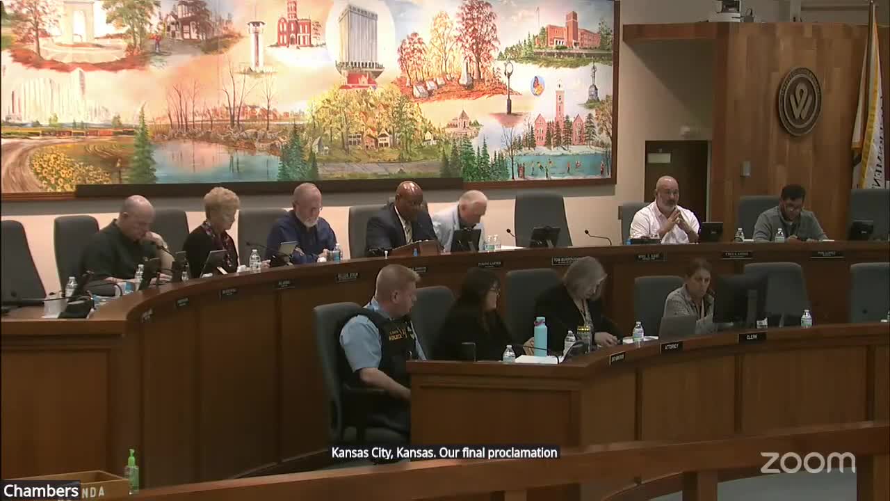 Mayor Tyrone Garner proclaims September 2025 as Sickle Cell Awareness Month in Wyandotte County