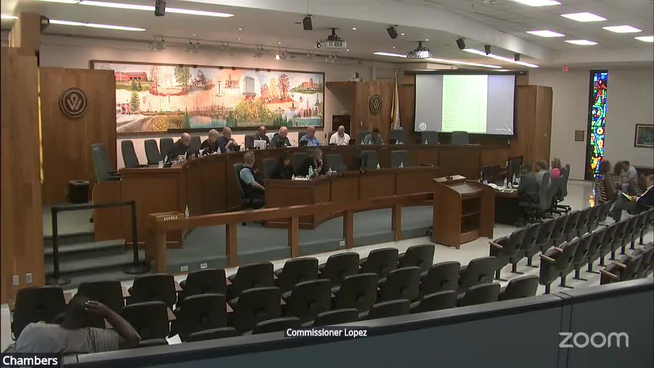 County Administrator House discusses cost-effective security camera solutions for illegal dumping