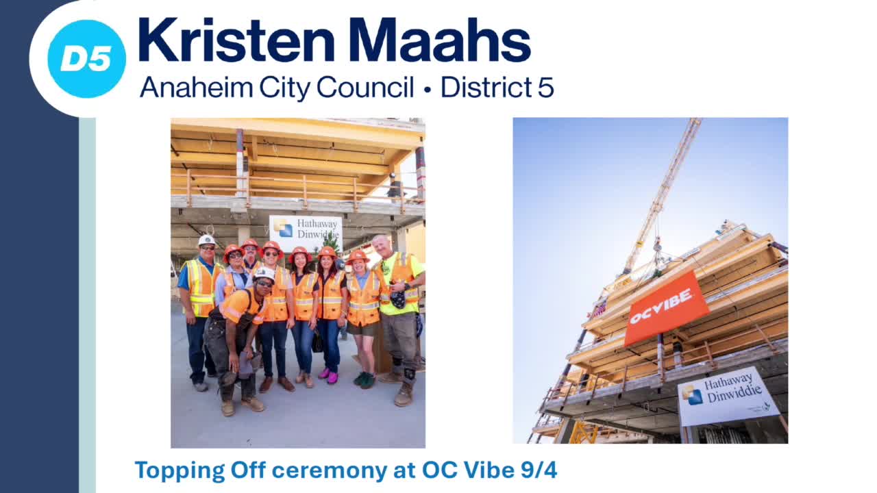 Anaheim Unveils OC Vibes Project and Elevate Program for Local Manufacturers