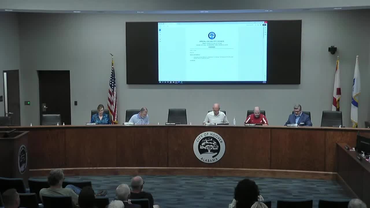 Hoover City Council approves canvass of Aug. 26, 2025 municipal election results