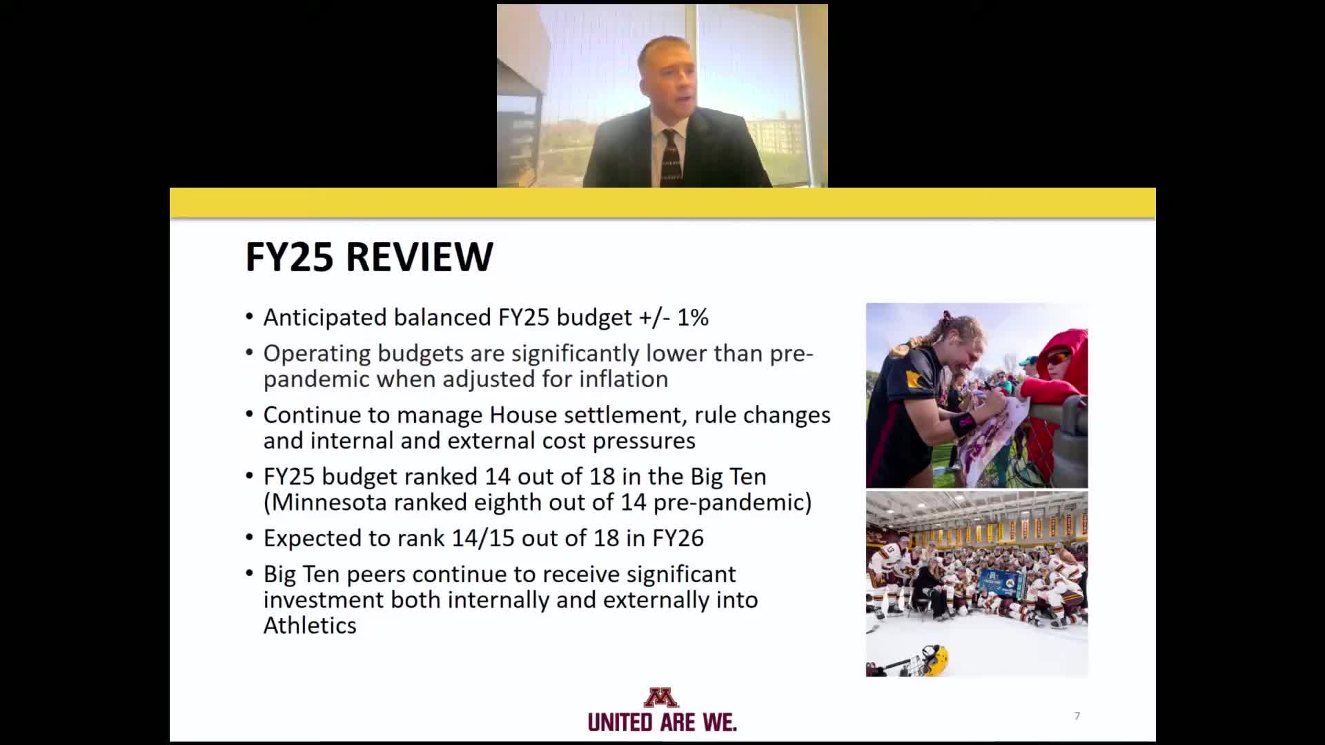 Athletic Department Reports Balanced Budget Despite COVID Challenges