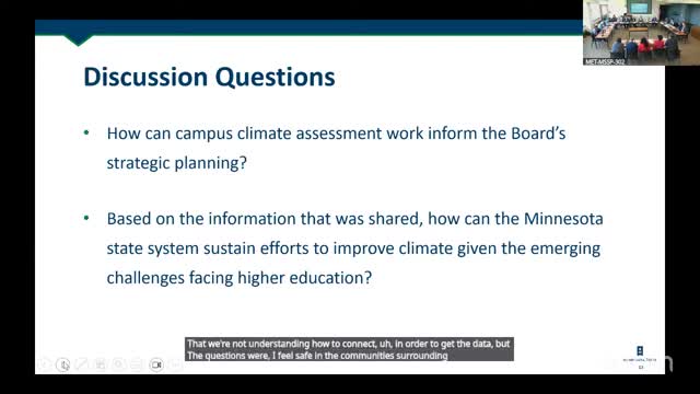University Officials Address Low Survey Responses on Discrimination and Harassment Perceptions