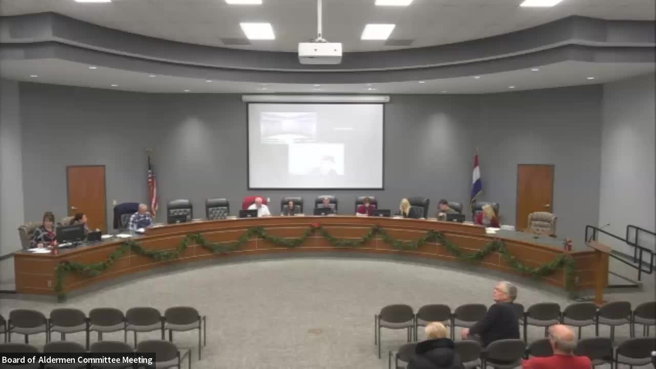 City Clerk Jane Hundler presents new Laserfiche software contract to city council