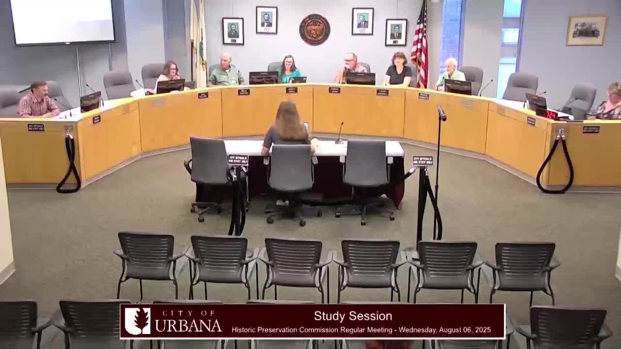 Historic Preservation Commission defers action after receiving Section 106 comment on Urbana Civic Center