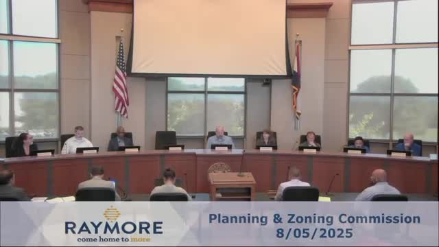 Raymore Planning and Zoning elects Commissioner Smith as interim secretary
