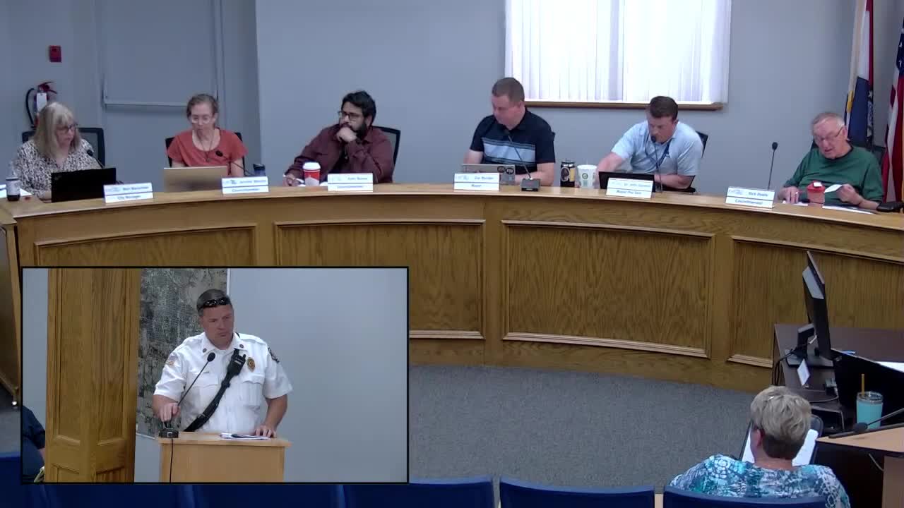 Council hears plan to add two firefighters and upgrade radio system; staff says changes will improve staffing and coverage