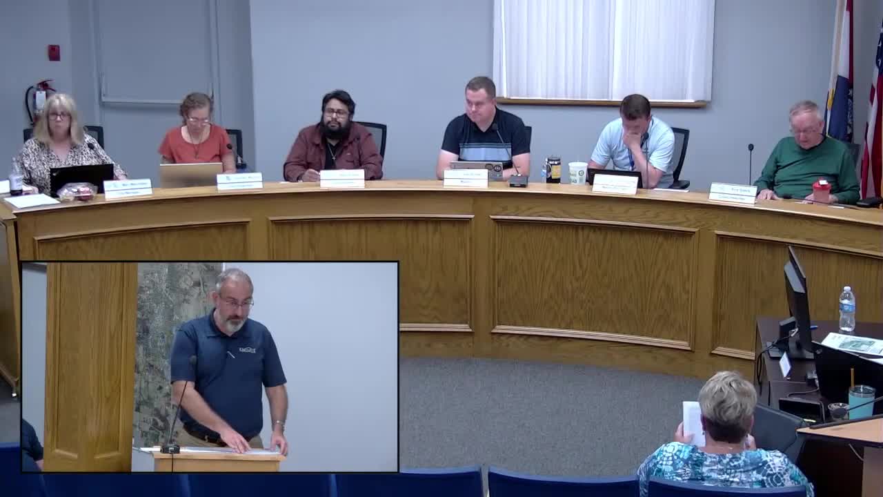 Council reviews meter‑replacement options and public‑works facility upgrades; staff proposes hiring to save contractor costs