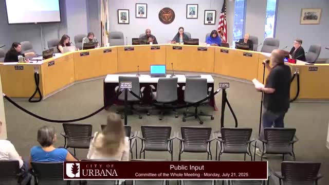 Urbana committee forwards Imagine Urbana comprehensive plan to full council after narrow vote