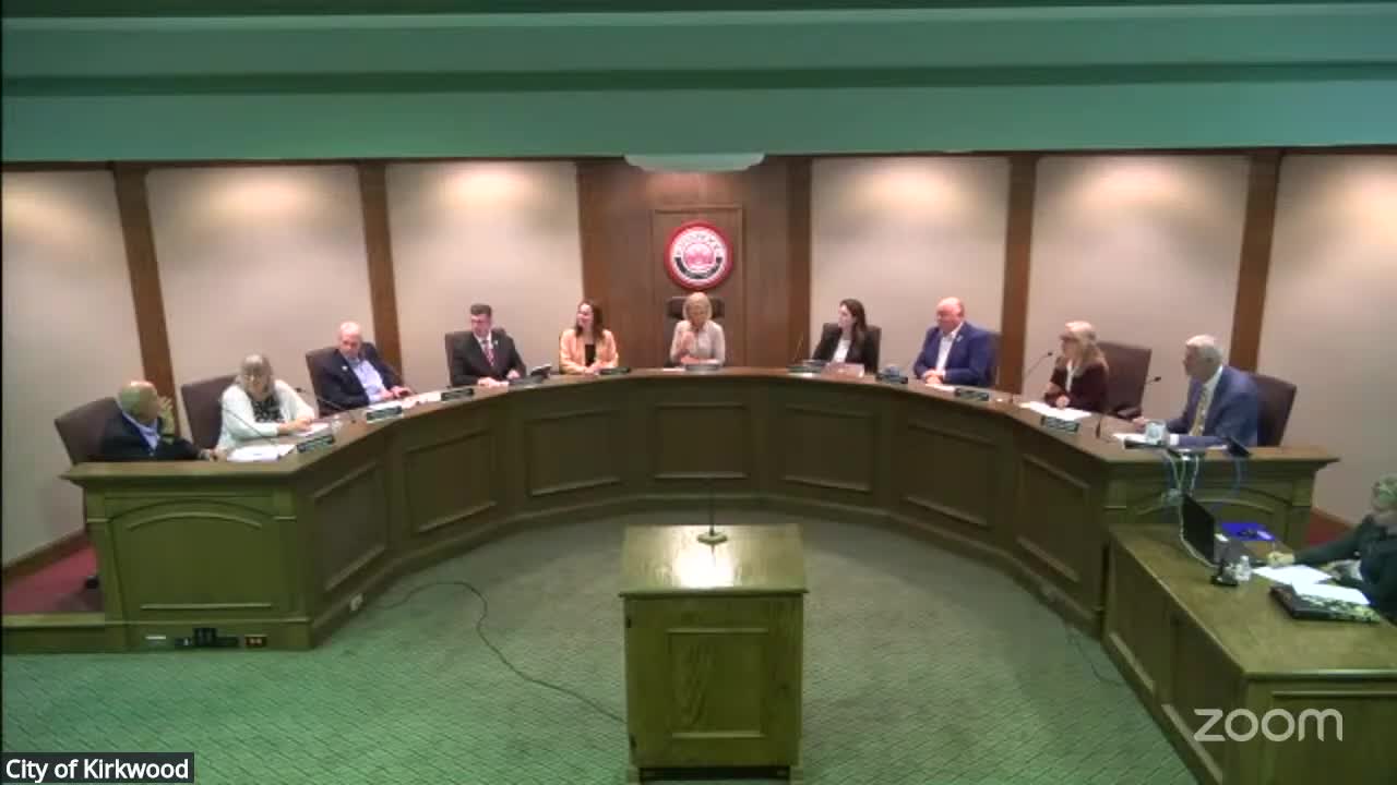 Kirkwood Council Approves New Liquor Licenses and Discusses American Flag Restoration