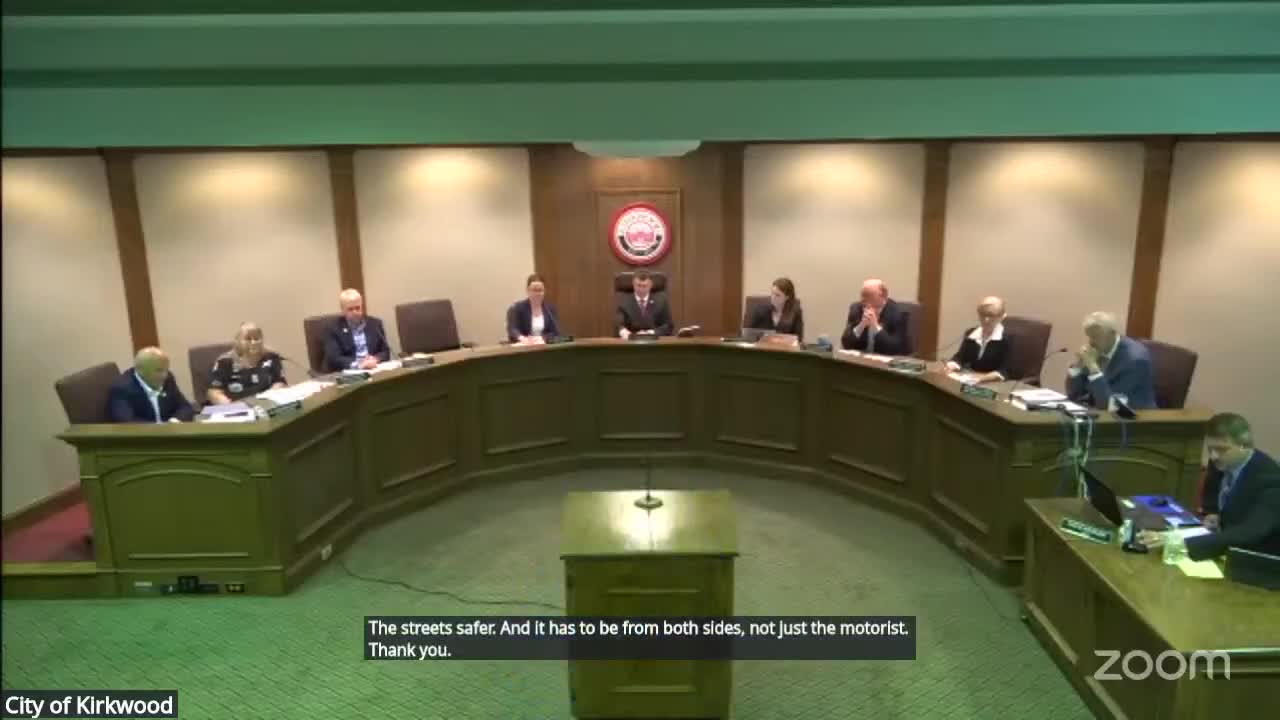 Kirkwood council approves new no‑parking and drop‑off restrictions on West Jewell Avenue