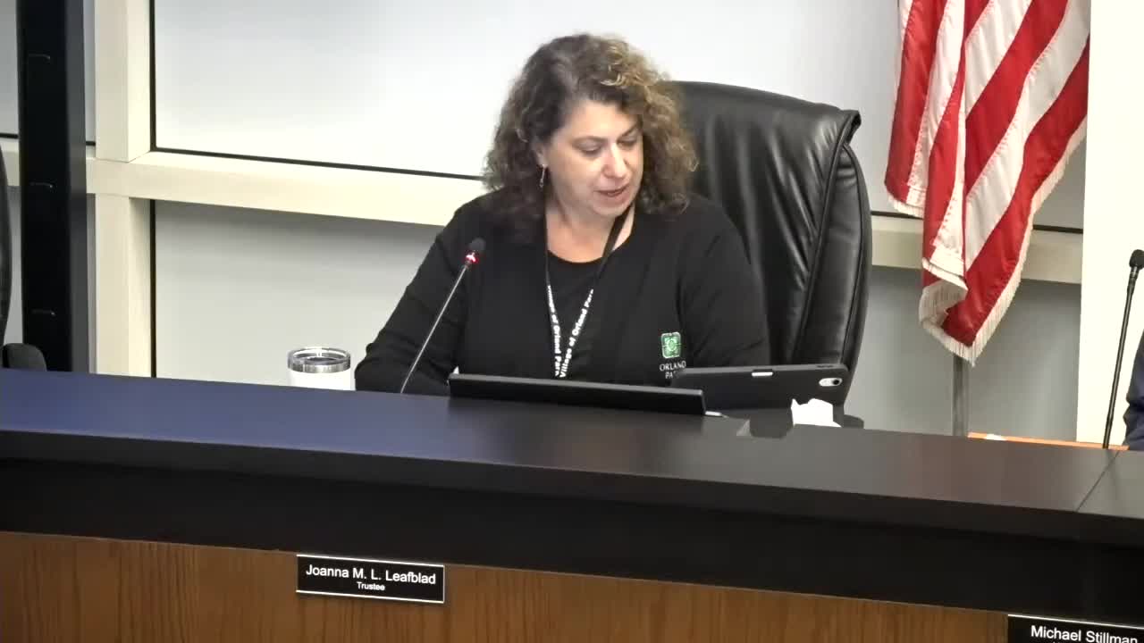 Orland Park Trustees Debate Local Response to Ukraine Conflict and Community Unity