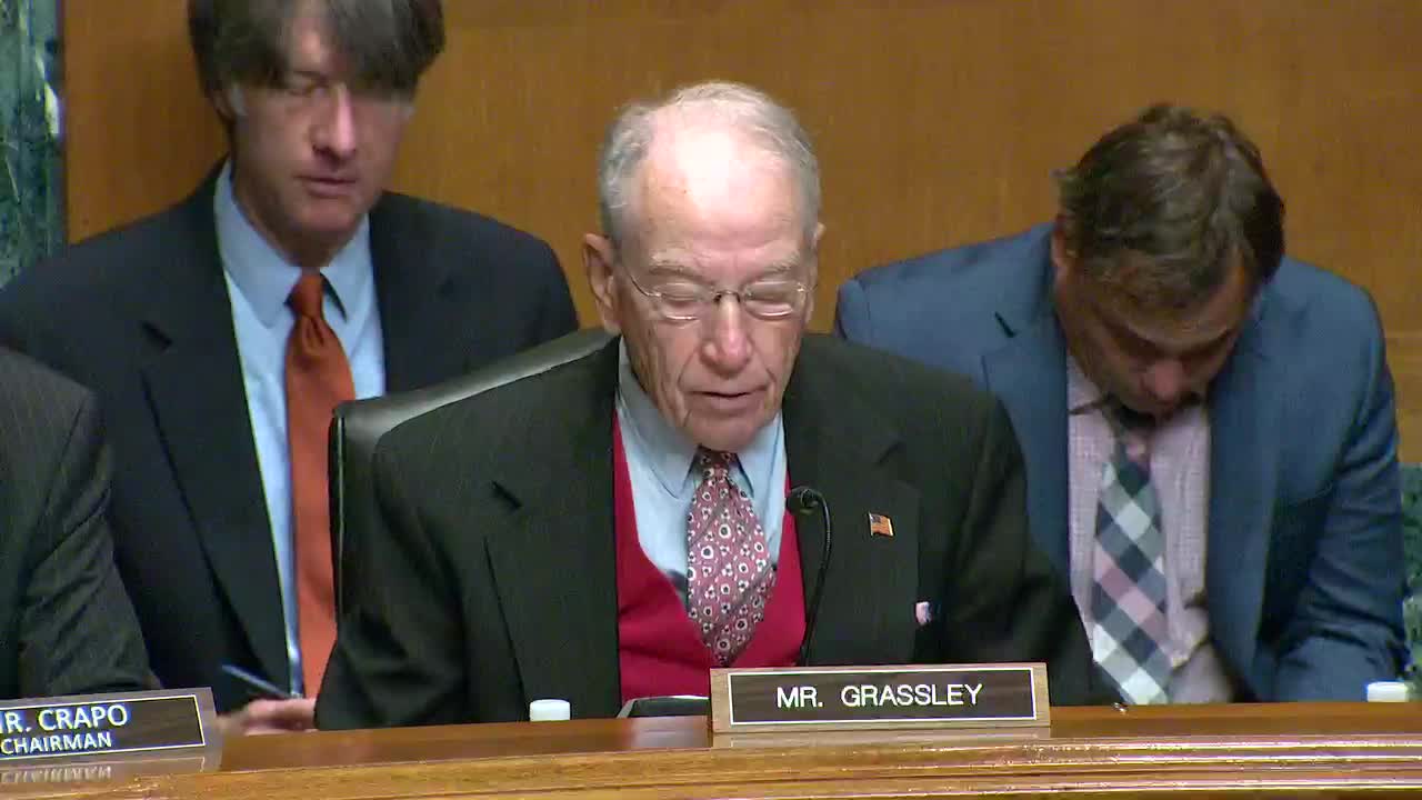 Senator Grassley questions guidance on clean fuels credit implementation for biofuels industry