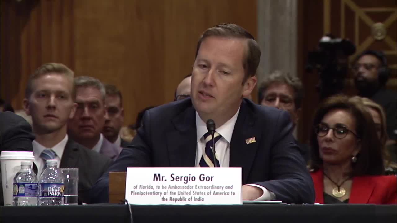 Senators Discuss US India Cooperation and Refugee Resettlement Challenges