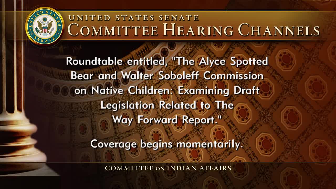 Senate committee opens Anchorage roundtable to refine draft Native Children legislative package