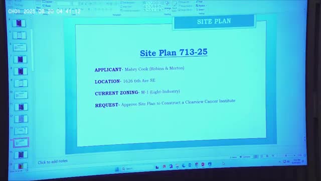Decatur approves site plan for Clearview Cancer Institute construction on Sixth Avenue