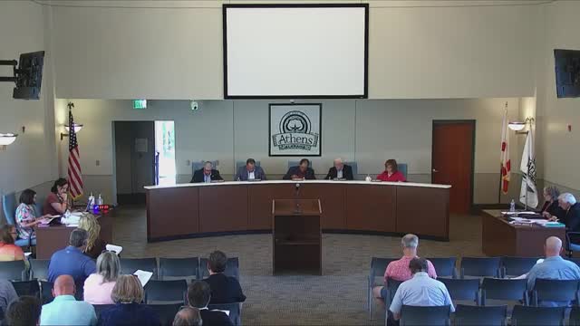 Athens City Council Approves Key Resolutions for Electric Department Projects and Community Grants