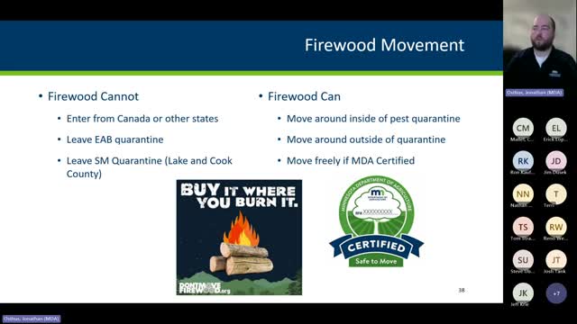 Emerald Ash Borer Management Strategies Discussed at Community Forestry Meeting