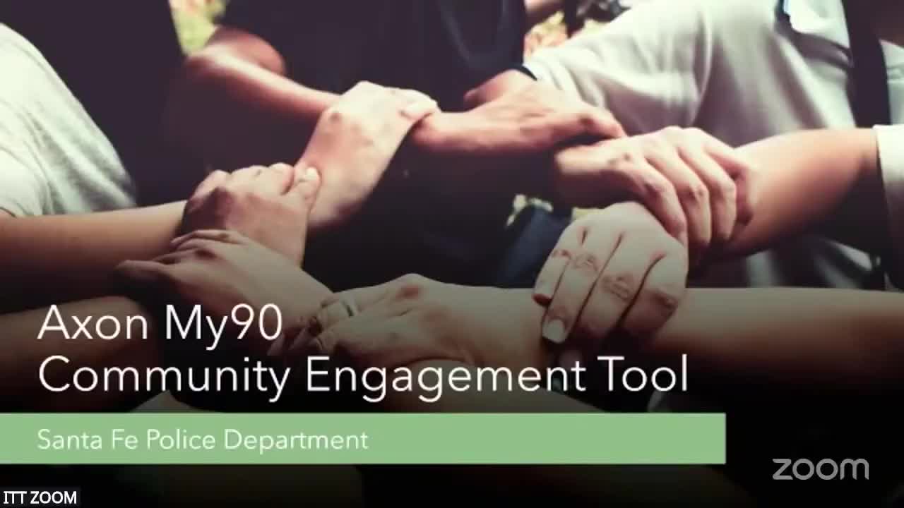 Santa Fe police present Axon My90 feedback tool; committee debates access and selection bias