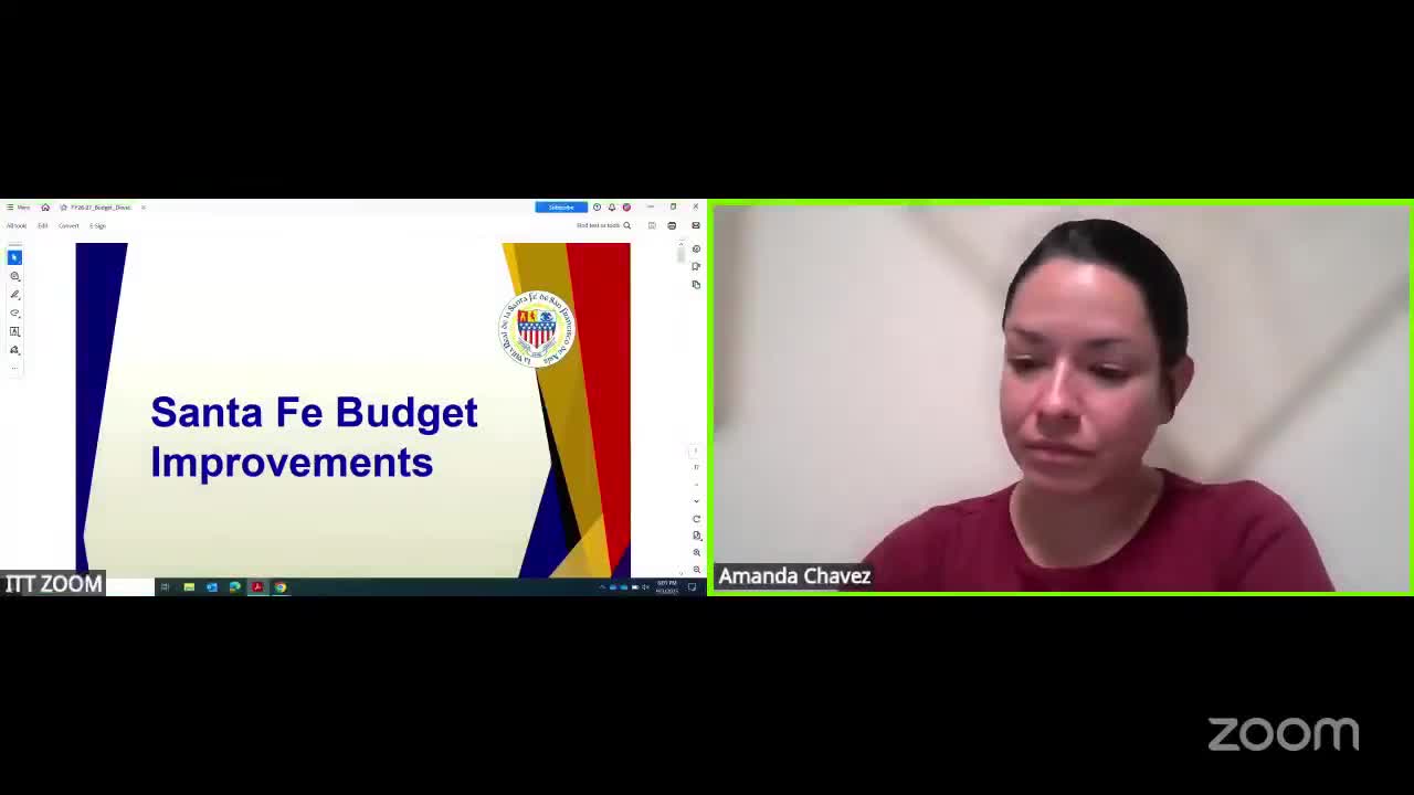 Council committee advances resolution to revise Santa Fe budget process; amendments approved