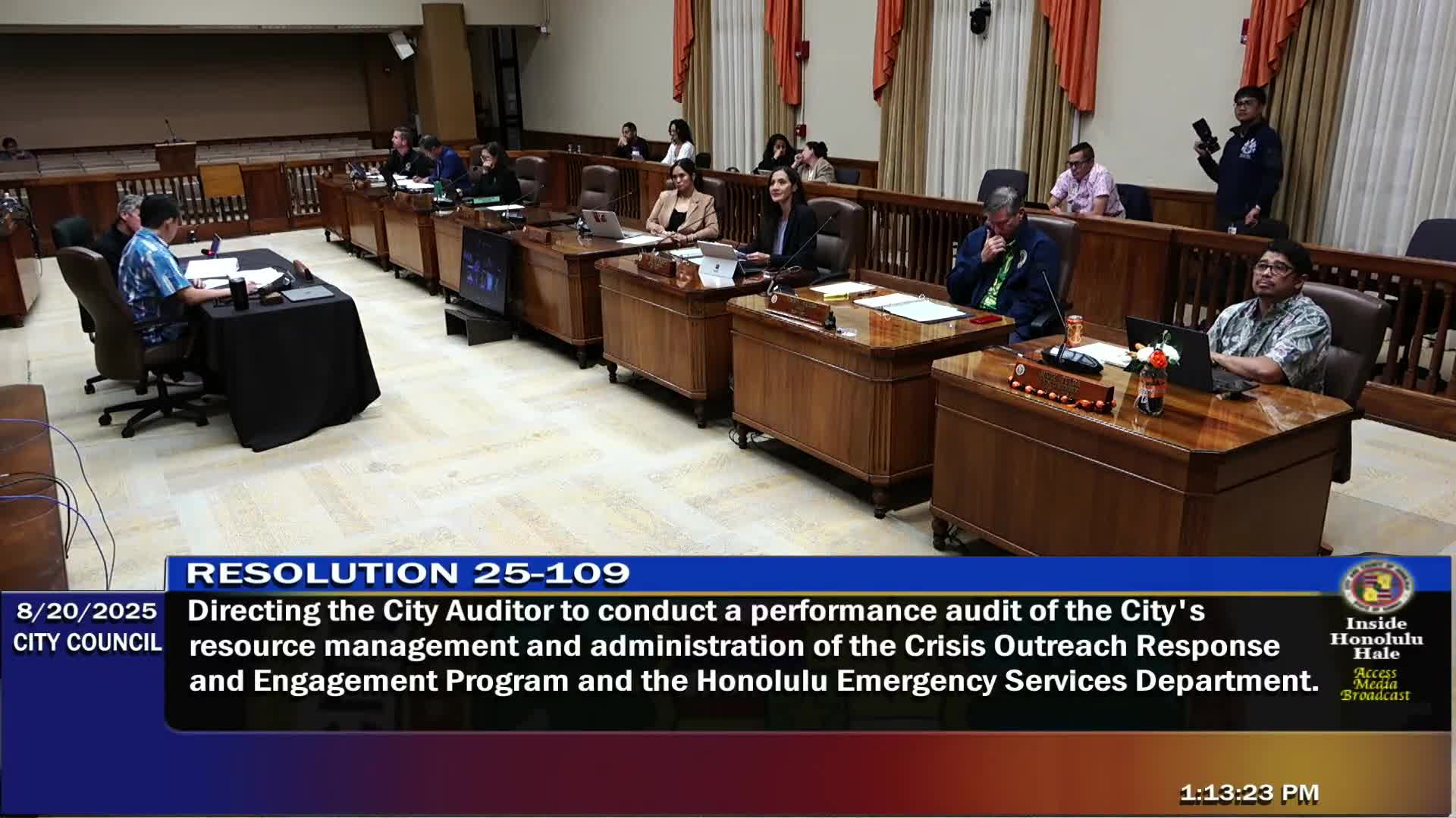 Council committee amends and advances audit of CORE crisis-response program