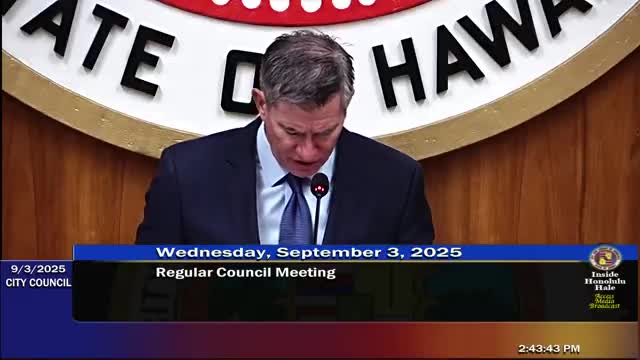 Council Member Nishimoto Proposes Performance Audit for Core and EMS Services