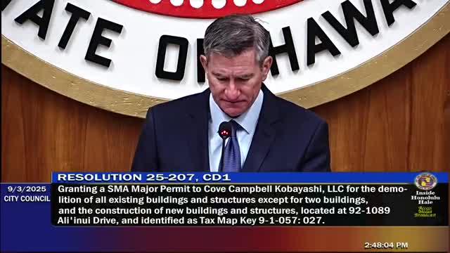 Council approves special management area permit for Cove commercial redevelopment in Koʻolina