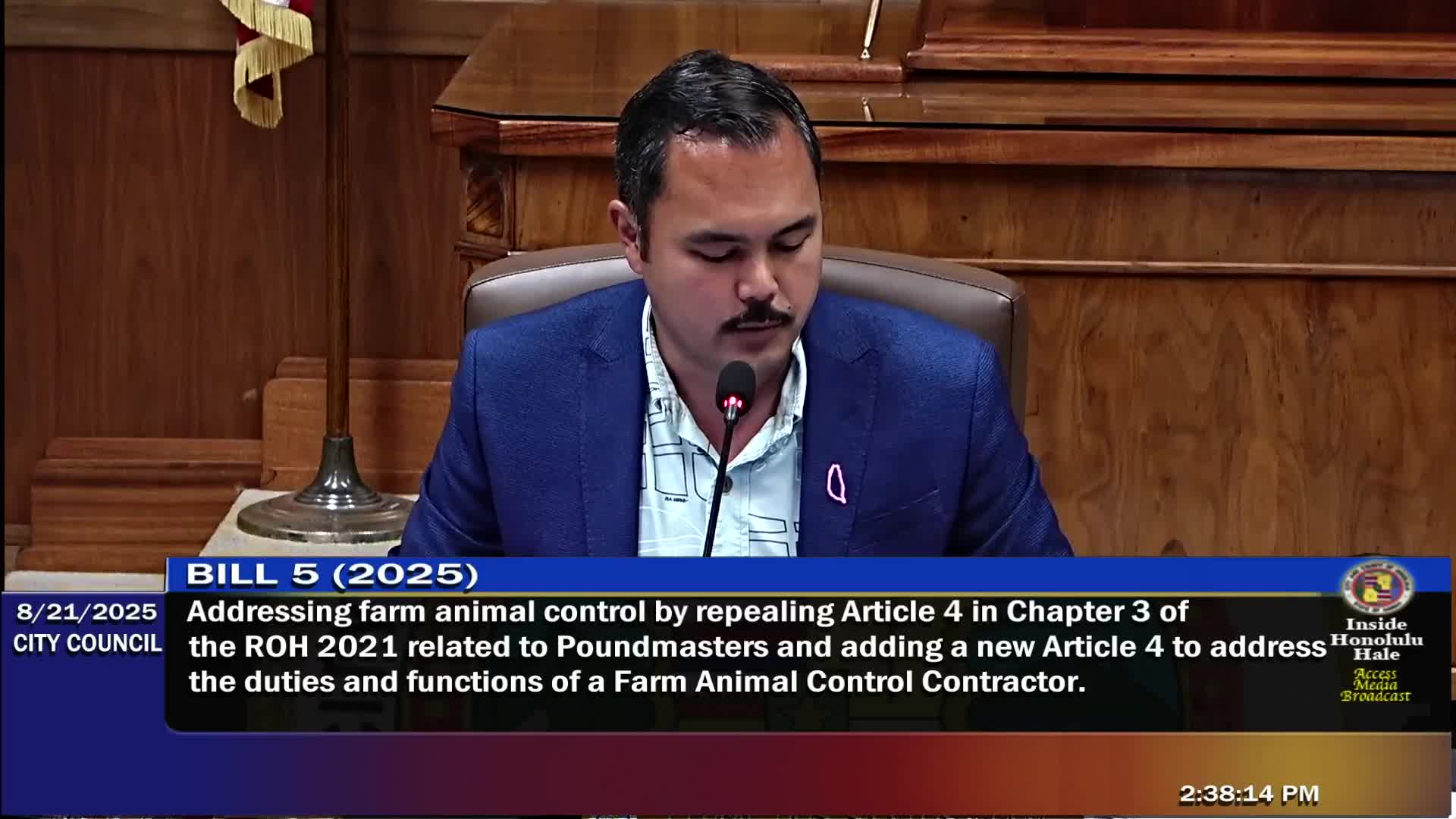 Committee amends bill to create farm-animal control contractor after high bid responses and budget constraints