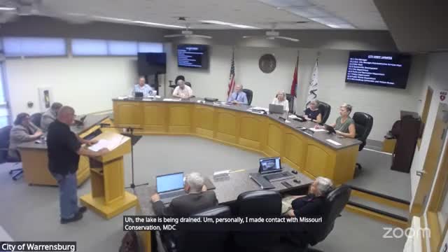 Parks staff says Missouri Department of Conservation to authorize emergency fish salvage as Lions Lake is drained