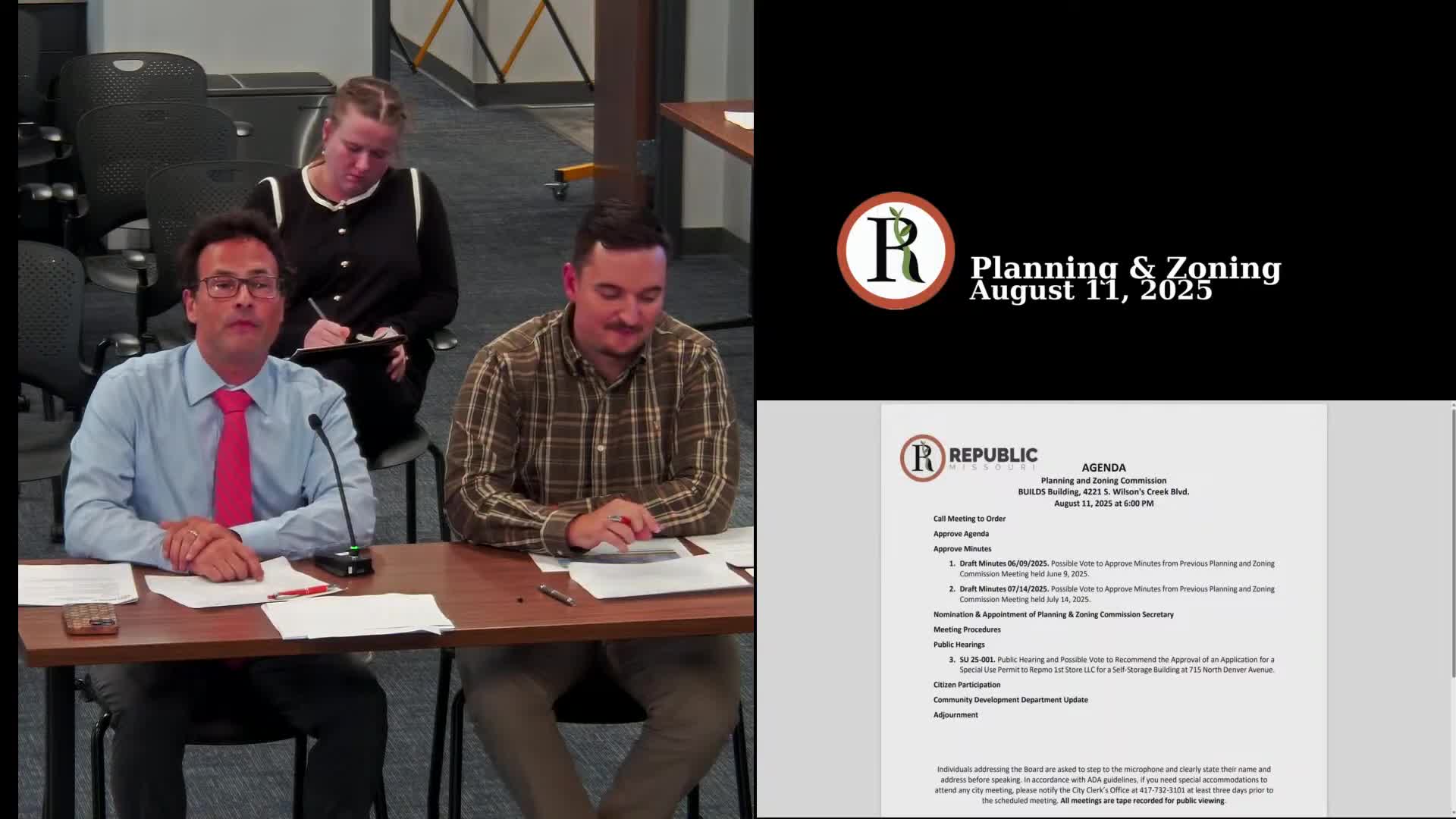 Planning and Zoning Commission cancels September meeting after receiving no applications