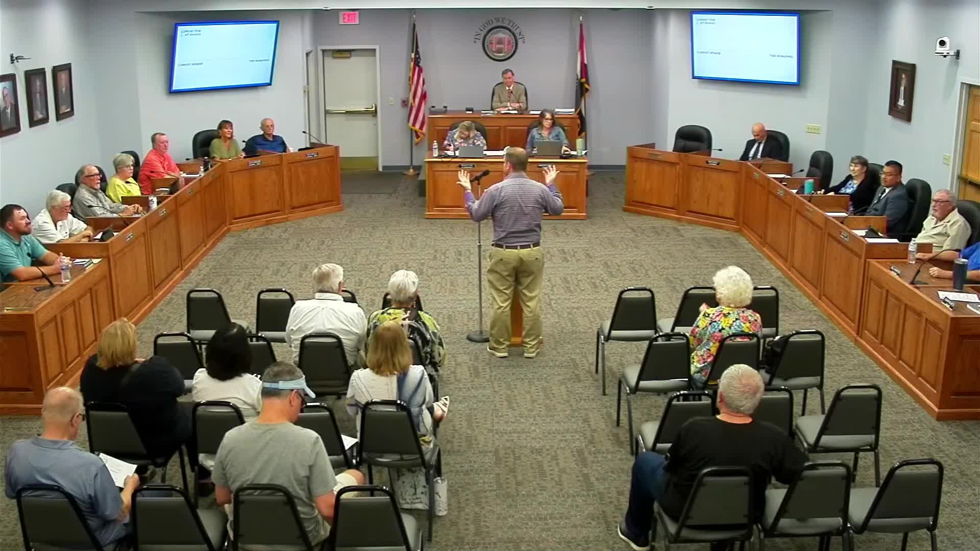 Carthage Council Discusses Water Delineation Study for Hospital Land Development