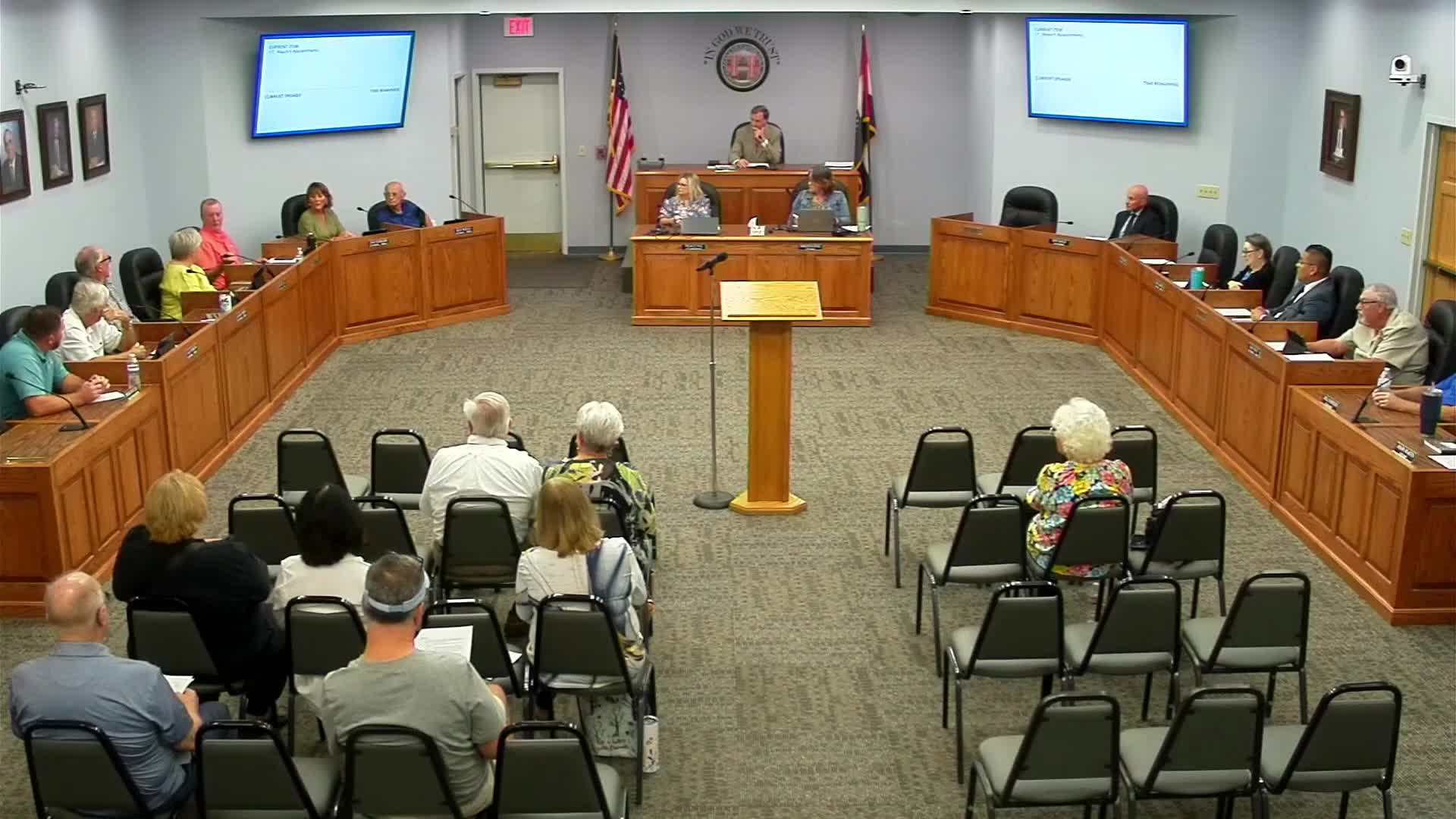 Council Moves to Closed Session to Discuss Employee Matters